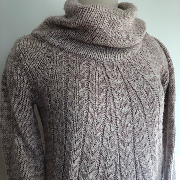 ANTHROPOLOGIE GUINEVERE Cabled Cowl Neck Pullover - Picture 5 of 7